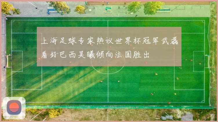 上海足球专家热议世界杯冠军武磊看好巴西吴曦倾向法国胜出